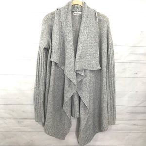 Abercrombie Amazing Soft Gray Open Front Cardigan